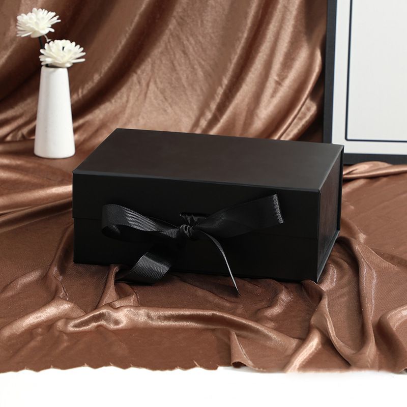 Custom Cardboard Book-Shaped Printing Paper Folding Packaging Gift Box with Magnetic Closure