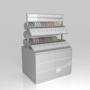Quality GDR08-SZ01-C Retail Display Shelf with Velvet Layered Shelves and Adjustable Height for Mall Booths wholesale