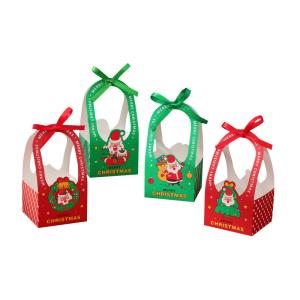 Quality Custom Portable Christmas Cardboard Gift Boxes Packaging Coated Paper wholesale