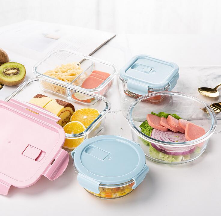 3 Compartment Heat Resistant Borosilicate Glass Charger Plates