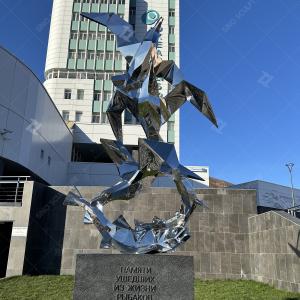 Quality Mirror Polished Stainless Steel Monument Statue wholesale