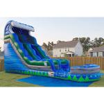 OEM Big Inflatable Slip And Slide Water Park Jumping Castle For Child And Adult