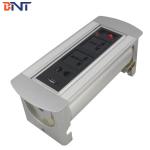 for meeting room aluminum alloy hidden design manual flip up socket