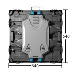 320x160mm 350W Outdoor Rental LED Display 5mm Led Screen Back Maintenance