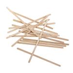 Disposable Wooden Coffee Stirrers Individually Wrapped 190mm 140mm