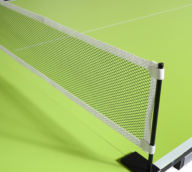 Foldable Indoor Table Tennis Table With MDF PVC Materials