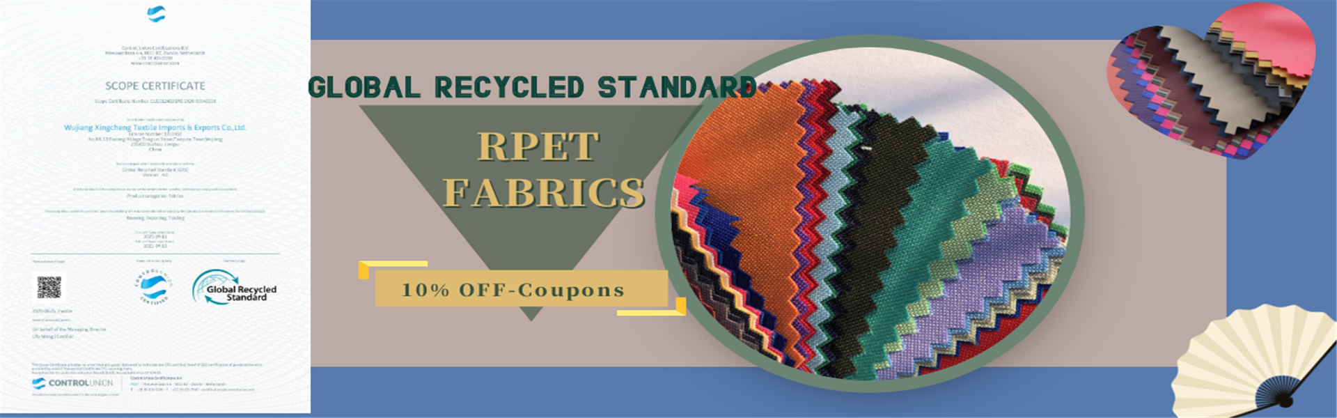 QUICK-DRY REPREVE Recycled Woven 2/2 Twill Rpet Gabardine Drill Fabric For Dress Pants