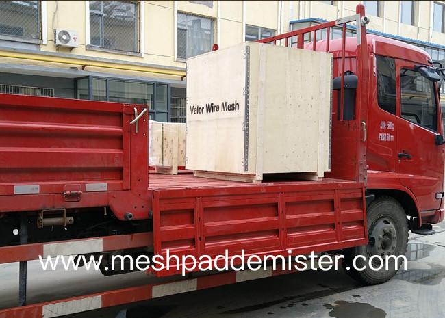 Stainless Steel Mesh Pad Demister Ss304/316/316l Customizable