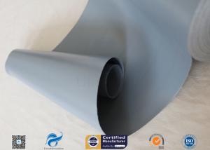 Quality Waterproof Grey PVC Woven Fabric fiberglass clothing 7628 0.3MM 20CM Wide wholesale