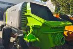 Used Electric Trailer Concrete Pump Zoomlion 600L Hopper Capacity