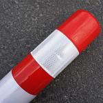 Roadway Safety High Visible Reflective Red PE Traffic Cones For Traffic Control