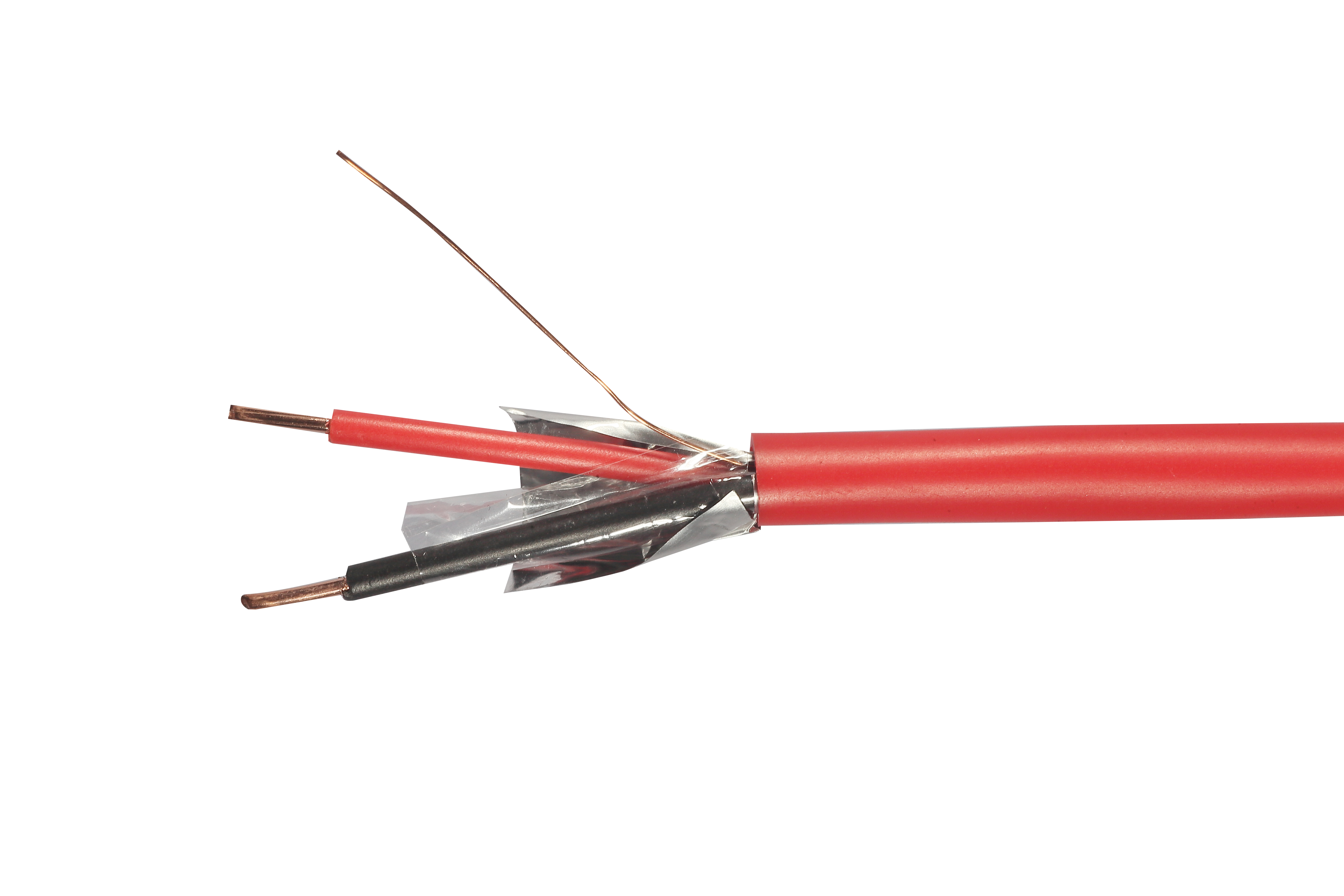 240mm Fire Resistant Cable 2x1.0mm2 1.5mm 2 Core PVC Jacket Unshielded ExactCables