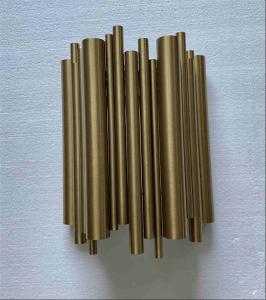 Quality Creative Design Modern Gold Tube LED Wall Sconces For Living Room wholesale