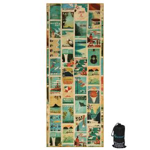 Quality Travel Microfiber Suede Sublimation Beach Towels Beach Themed Bath Towels With Pocket wholesale