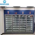 Customization 30FT Glass Door Display Commercial Drink Cooler with Customized