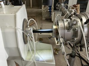 China Customised PE HDPE Pipe Hose Tube Machine Making Extrusion Production Line With Integrated Gearbox on sale