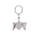 Sunflower Shape Sublimation Key Chain Blanks Angel Wings Keyring For Heat