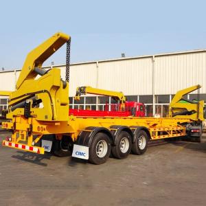 China 37Ton 45Ton Self Loading Side Lifter Container Trailer on sale