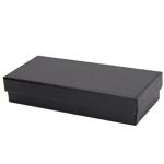 Black Printing Watch Display Box Handmade With Matte Lamination Finishing