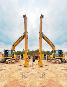 Quality 14M 16M CAT320D JCB205 Excavator Telescopic Boom wholesale