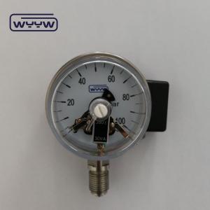 Quality high quality factory directly supply 60mm stainless steel electric contact contractor's pressure gauge wholesale
