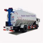 10 Ton Animal Food Transport Truck 10m3 Bulk Feed Electric Discharge Truck