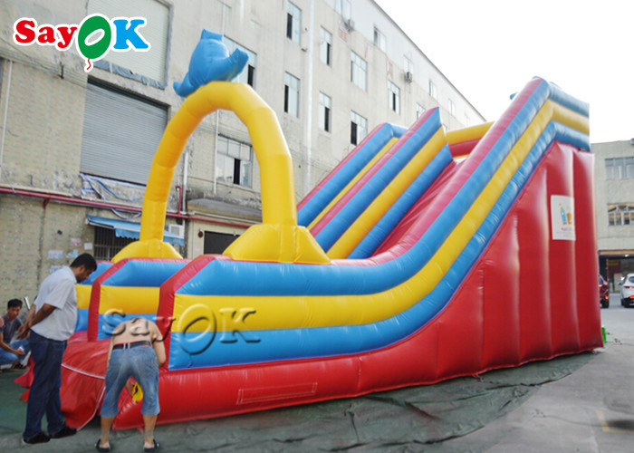 Inflatable Bounce House With Slide Large Inflatable Slide Backyard Kids Commercial Playground Inflatable Water Slide