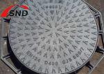 850*850mm Octagonal Locking Manhole Cover Ductile Iron Square Inspection Cover