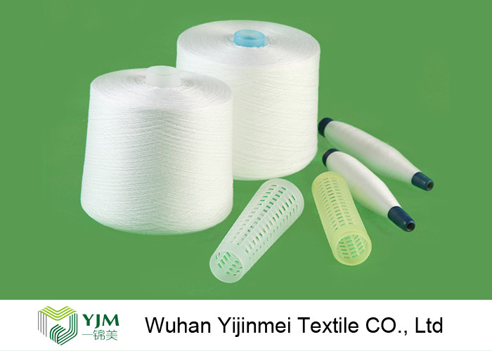Low Shrinkage Bright 100% Ring Spun Polyester Yarn For Clothes Sewing