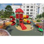 Galvanized Steel Pipes Outdoor Plastic Slide 304 Stainless For Kids