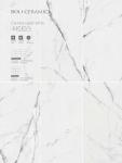 Frost Resistant Marble Look Porcelain Tile For Bedroom / Kitchen