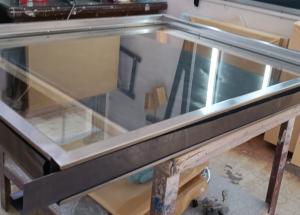 Quality Transparent Round Radiation Protection Lead Glass With Customized Specifications wholesale