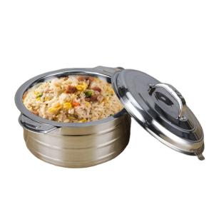 Quality Stainless Steel Double Wall Stock Pot 410 Lunch Box Food Container Storage with Lid wholesale
