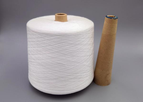 Staple Spun Yarn Polyester Twisted Yarn 502 602 603 Paper Cone White Knitting