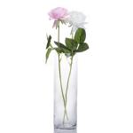Wholesale Indoor Home Decorative Clear Cylinder Murano Design Glass Vase Wedding