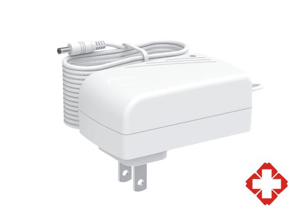 UL/EN 60601 Certified 24W US Plug Medical Power Supply, 12V/9V/5V/24V/36V AC