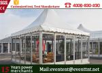 Marquee Garden Party Pagoda Party Tent With Clear Roof glass wall Tear Resistant
