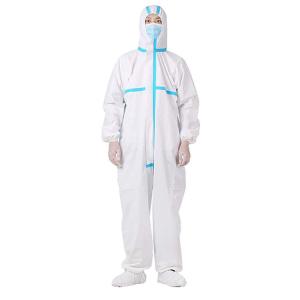 Quality High Efficiency Disposable Protective Clothing / Disposable Coverall Suit wholesale