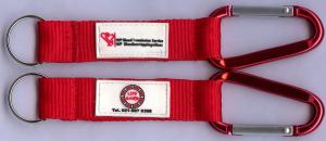 Quality Lightweight Lovely Carabiner Key Chain With Laser Engraved Logo wholesale