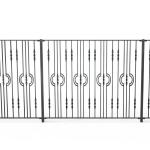 Deck Metal Fencing Posts Rod Railing Balustrade electric Ventilation