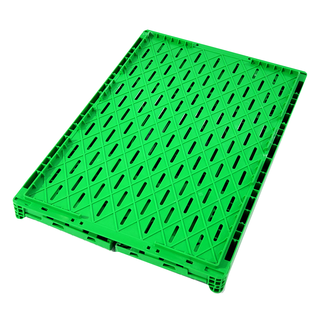 Stackable Plastic Folding Crates Supermarket Heavy Duty 23.6" X 15.7" X 9.0" 40L 32l