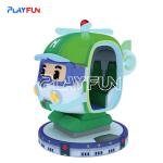 Helicopter coin operated interactive games kiddie swing rides flying expert