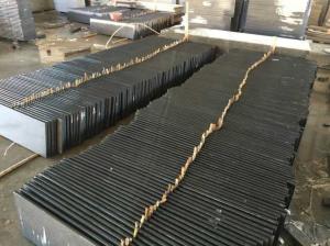 Quality Professional Granite Step Treads Dark Grey Color 175MPA Compressive Strength wholesale