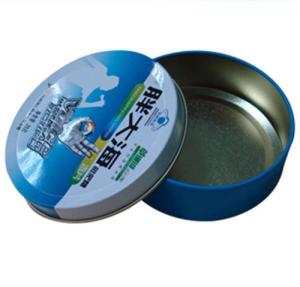 Quality Christmas Candy Tins Round Tin Box Cylinder Tin Can with Lid Tinplated Can wholesale