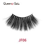 25mm Long Dramatic False Eyelashes , Real Siberian Dramatic Strip Lashes