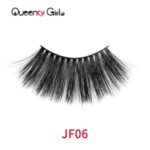 Quality 25mm Long Dramatic False Eyelashes , Real Siberian Dramatic Strip Lashes wholesale