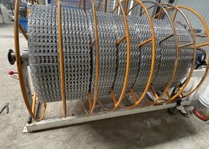 Hot Dipped Galvanized Marine Reinforcement Curved Line Welded Wire Mesh For Offshore Gas Pipeline