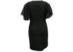 Crew Neck Women'S Casual Dresses Casual Black Maxi Dress Rome Fabric