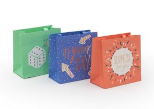 Quality Luxury Sustainable Craft Paper Gift Bags Cotton Rope Handle ODM Service wholesale