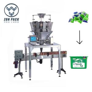 Quality Laundry Pods Laundry Detergent Packing Machine Counting 15 30Pcs wholesale